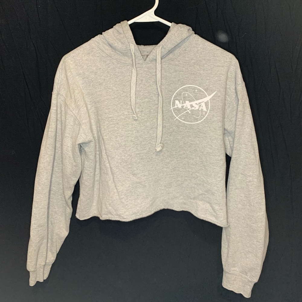 NASA Crop Hoodie